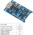 TP4056 Charging Module Micro USB and Type-C USB 18650 Lithium Battery Charger Board with Protection (Type-C USB) 5V 1A. 
