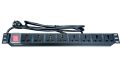 I-Tech 8 Ports Power Distribution Unit PDU - Expand Power Options with 8 Port PDU Power Socket Lead. 