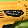 13mm Hammer Drilling Machine Multi Functional Electric Drill Machine Drill Screw Driver Option Reverse Forward Slow Fast 13mm Hammer Drill Machine | Multi-Functional Electric Drill & Screwdriver | Reverse & Forward Rotation | Variable Speed. 
