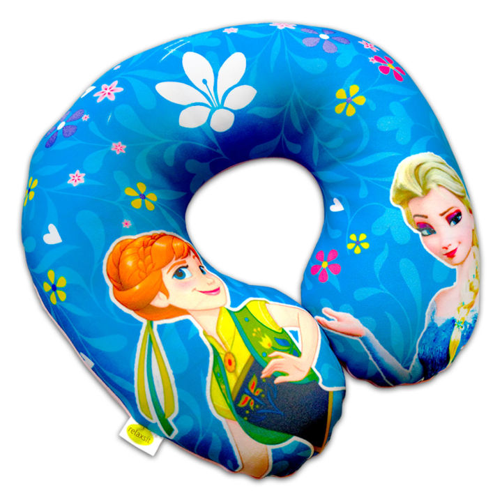 Relaxsit Chillo Pillow printed – kids, Teens and adults designs Extremely Soft and Comfortable Neck pillow – Head and Chin Support travel pillow, Ideal for air, bus or Car travel
