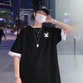 oversized shirt Men T-Shirt Half Sleeve Oversize Hip Hop Summer Top Loose Short Shirts Reflective. 