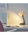 IKEA Table / Work lamp, dark grey/white. 