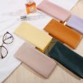 JING Soft Fashion Female Male Waterproof Eyewear Storage Bag Eye Glasses Holder Sunglasses Pouch Leather Glasses Case Eyewear Protector Case. 