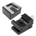 2Pcs Flash Hot Shoe Mount Adapter to 1/4 Inch Thread with 4 Pack Camera Combo Pack Hot Shoe Mount Adapter. 