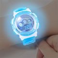Electronic Night Glow Wrist Watch Colorful Digital Watch Holiday Party Gift. 