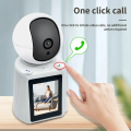 GSS C1 Video Calling Smart Wifi Camera 2.8 Inch IPS Screen FHD 1080P One-Key Call IP Camera 2 way Video Call Wireless PTZ Baby Monitor Camera. 