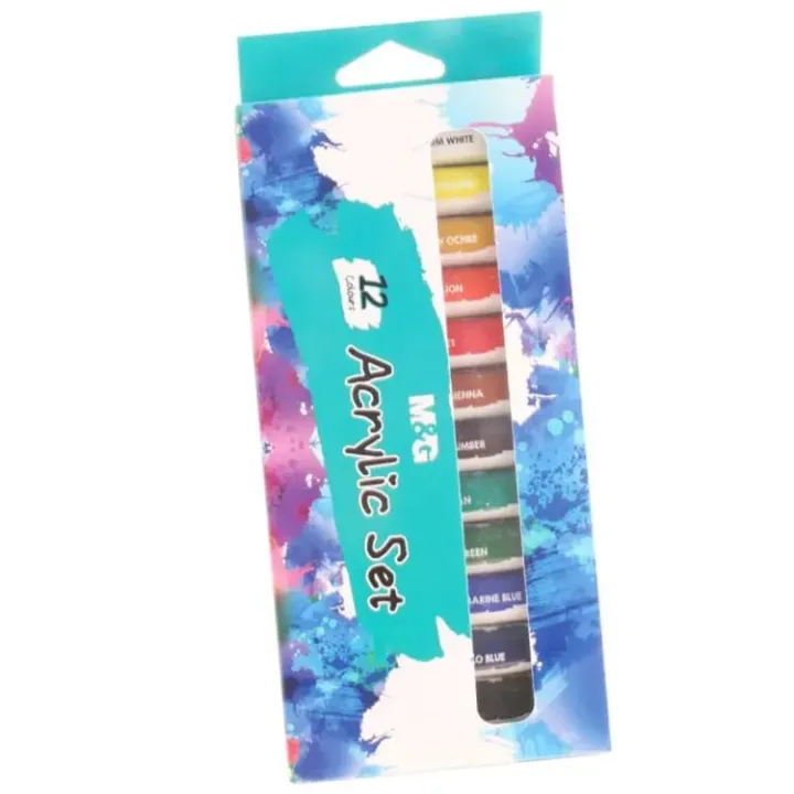 M&G%20Acrylic%20Paint%2012%20colors%2012ML%20Tube%20-%20Image%202