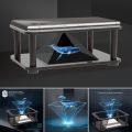Universal Plastic 3D Holographic Display Stand Toys Creative Holographic Projector Pyramid Hologram Projector Gifts. 