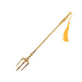 DL anime peripheral 30cm 22cm Sea King fork trident three piece set alloy metal. 