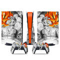 PS5 optical drive version sticker PS5 digital version console controller sticker model anime Dragon Ball model supports one piece. 