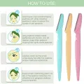 Tinkle Razors With Safety Cover For Facial Hair And Eyebrow For Ladies/Girls/Women, Touch-up Lip Razer, Sharp Mini Makeup Shaper, Twinkle Beautiful Eyebrows Trimmer, Hair Removal Makeup Accessories, Body & Face Facial Razors, Tweezers & Razors. 