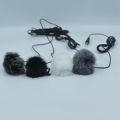 Universal Lavalier Microphone Furry Windscreen Fur Windshield Wind Muff Soft for Sony Rode Boya Lapel Lavalier Mic 5Mm. 