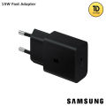 Samsung charger 15 watt fast adapter with cable, USB PD Type-C port for flexible and convenient charging. 