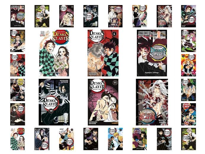 Demon Slayer series 23 books By Koyoharu Gotouge