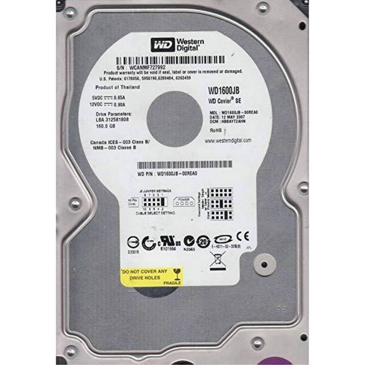 160GB 3.5 IDE PATA 4200-5400rpm HDD Internal Hard Drives disk for Pc System Pentium 4 Pentium 3 Mix Brands
