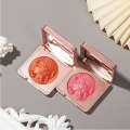CDE Smart Girls' Book powder blusher nude makeup natural enhancement orange pink affordable universal expansion color. 