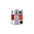 Flexible Plum Coupling Encoder Blossom Shaft Coupler High‑Strength Aluminum for Stepper Motors Encoders. 
