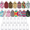 MARTIN1 30ml Refillable Bottles Travel Cosmetic Container Spray bottle with Keychain Holder Portable with Bottle Cover Reusable High Quality Hand Sanitizer Bottles. 
