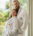 Luxurious Comfort Terry Bathrobe - 100% Egyptian Cotton Unisex for Men and Women. 