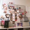 Grid Panel, Photo Wall Display, Metal Mesh Wall Decor, Multi functional Hanging Picture Wall, DIY, Art Display,. 