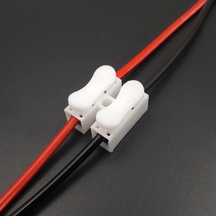 Pack of 10/20/30 Pcs - Quick Wiring Connector Quick Wiring Terminal Press Type Quick Splice Wire Connector for Electric Connection CH-2
