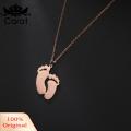 Carat Pendant Necklace Lovely Exquisite Bright Luster Feet Necklace. 