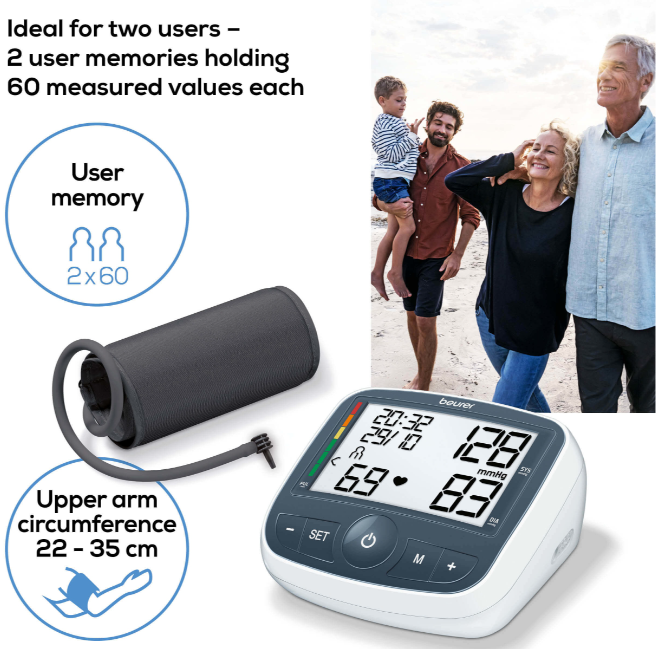 Beurer%20-%20BM%2040%20Upper%20Arm%20Blood%20Pressure%20Monitor%20Grey%20-%20Image%204