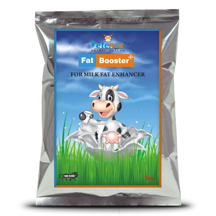 VETENEX Fat Booster Plus - Bypass Fat Energy, Rumen Fat & Milk Boost Powder 3kg  Supplement for Cattle, Cows, Buffalo and Farm Animals