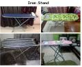 Iron Stand Wooden Top Metal Foldable Iron Stand Ironing Board Iron Rack. 