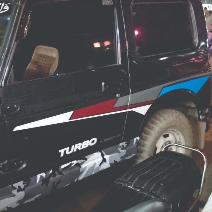 suzuki potohar jimny 660 CUSTOMIZED side body stickers