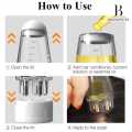 Brand Bytes Scalp Applicator Comb, Oil Applicator Bottle, Portable Hair Oil Applicator for Scalp Massager and Hair Growth Care, Head Fluid Brush for Essential Oil Hair Treatment. 