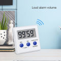 Electronic Kitchen Timer LCD Display Large Screen Electronic Timer Positive Negative Baking Timer Reminder Timing Big Loud Alarm. 