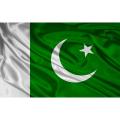Size: 4 x 2.5 Feet  - Pakistan Flag designed Self Adhesive Wall and Car Stickers for Patriotic , Cars , Home and Decor Lovers- Green White. 
