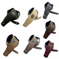 JENNIFERDZ Adjustable Leather Guitar Strap Classic Embossed Electric Guitar Strap Widen Soft Belt Music Hobby Bass Strap Guitar Parts Guitar Belt Acoustic Guitar Strap/Multicolor. 