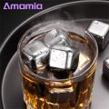 Amamia Stone Eco-friendly Metal Square Ice Cubes Chilling Stone. 