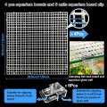 4 Aquarium Lid Hood Fish Tank Top Cover Terrarium Lid Plastic Grid Panel Egg Crate Grate 6 Aquarium Cover Board Clip. 
