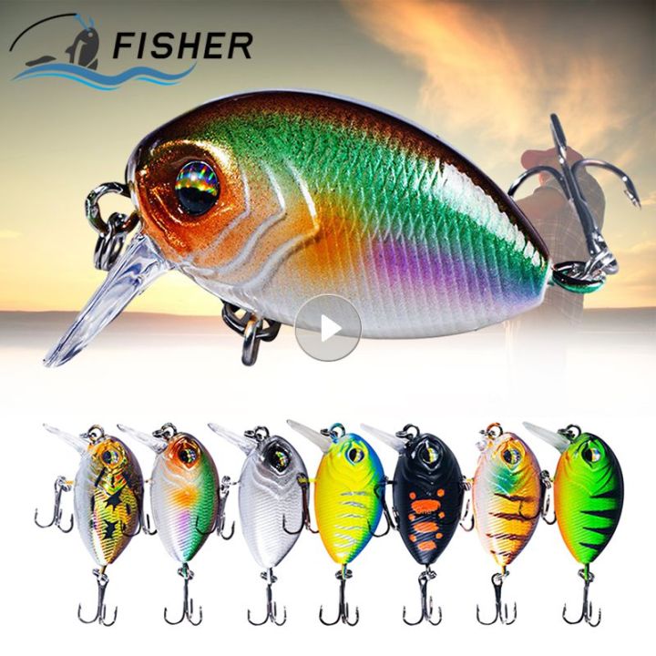 Mini Lures 1 PCS Minnow Fishing Lure 3.8CM 3.8G Mini Crankbait Hard Bait Topwater ...