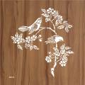 Flower and Bird Stencil Used for Wall Painting Scrapbook Coloring Embossing Album Decorative Template.. 