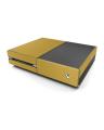 XBOX ONE Golden Brushed Metal Texture Skin. 