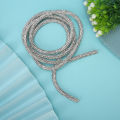 Rhinestones Tube Rope, Rhinestones Chain Convenient for Dresses for Necklaces for Clothing Accessories for Shoes for Wedding Dresses. 