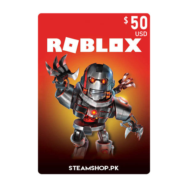USD 50 Roblox Gift Card