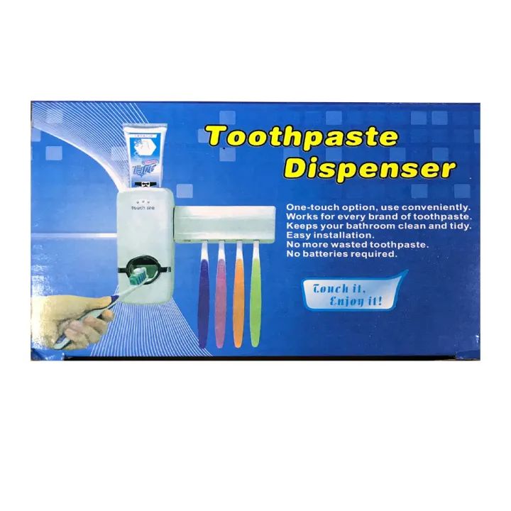 Best%20Quality%20Set%20of%20Toothpaste%20Dispenser%20&%20Brush%20Holder%20-%20White%20%5BHigh%20Quality%5D%20Toothpaste%20Dispenser%20and%20tooth%20brush%20holder%20Toothpaste%20Dispenser%20automatic%20For%20Homes%20And%20Bathrooms%20white%20Automatic%20Toothpaste%20Dispenser%20&%20Toothbrush%20Holder%20-%20Image%204