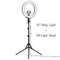 Professional Ring Light 26cm with 7.5ft Extra long Tripod Stand & Phone Holder for YouTube Video, Desktop Camera Led Ring Light for Streaming, Makeup, Selfie Photography Compatible with iPhone Android. 