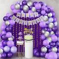 Purple happy birthday theme birthday decoration package birthday decoration kit birthday decoration ideas birthday party deals birthday decoration combo Birthday Decorations Items Online birthday store, balloons, birthday themes for girls, decorations, bi. 