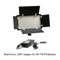 220V LED-U600+ Video LED LIGHT 600 LEDs Video Camera Light Bi-color Temperature Adjustable Photography DSLR Photo Video Light for Canon Nikon 40W. 