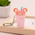 Soft and flexible Cartoon keychain Delightful Attractive packaging Compact size PVC soft rubber Vibrant colors Cute donut for. 