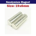 Powerful Neodymium Disc Magnets - 19mm x 6mm. 