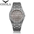 ONOLA brand fashionable business retro luxury, waterproof, quartz men's watch. 