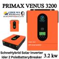 PRIMAX VENUS 3200 Hybrid Solar Inverter 3200W 24V MPPT. 