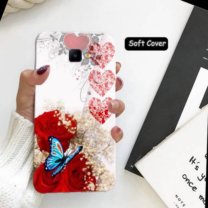 Samsung J4 Core Back Cover Floral Design Soft Flexible Protective